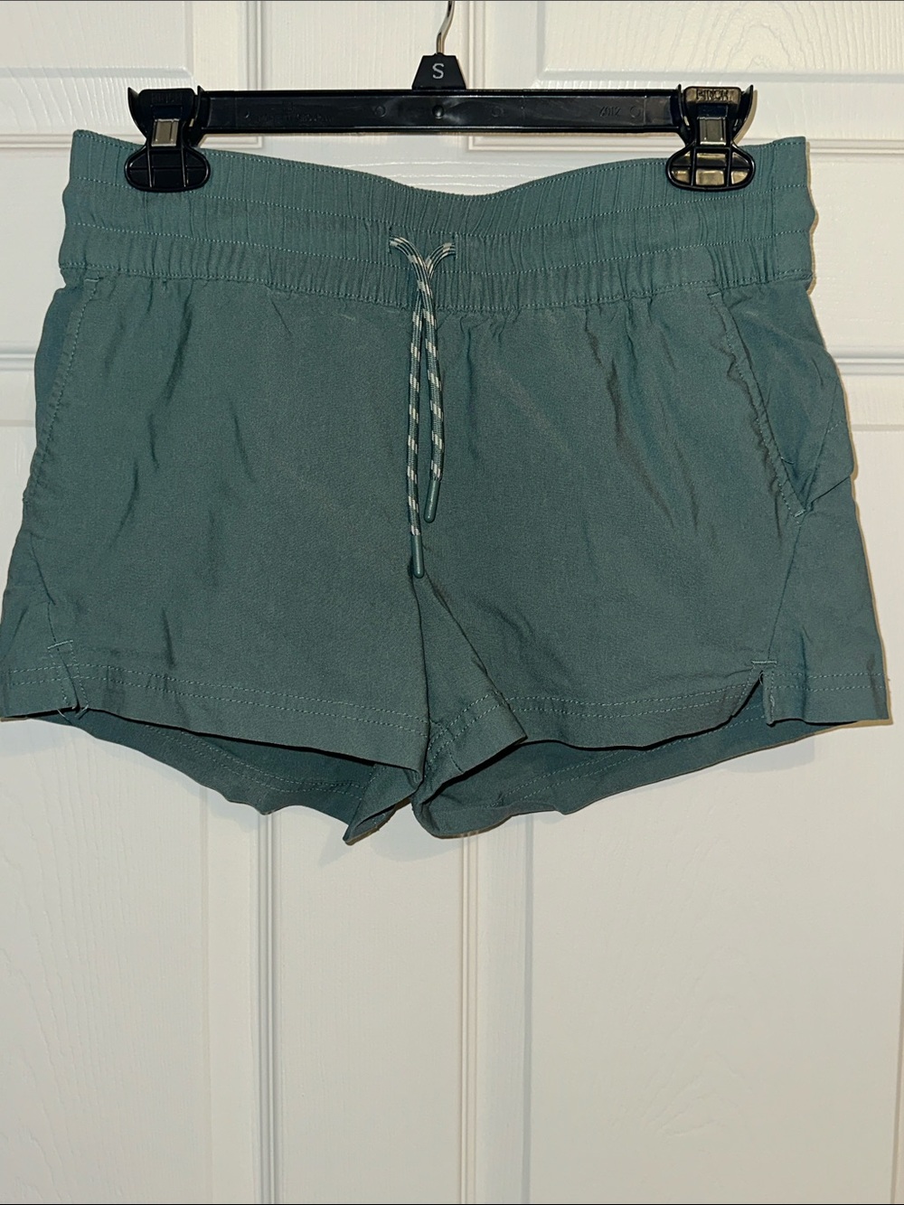Avalanche Teal Drawstring Elastic-Waist Athletic Shorts